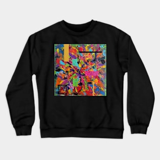 Vacation - abstract and colorful Crewneck Sweatshirt